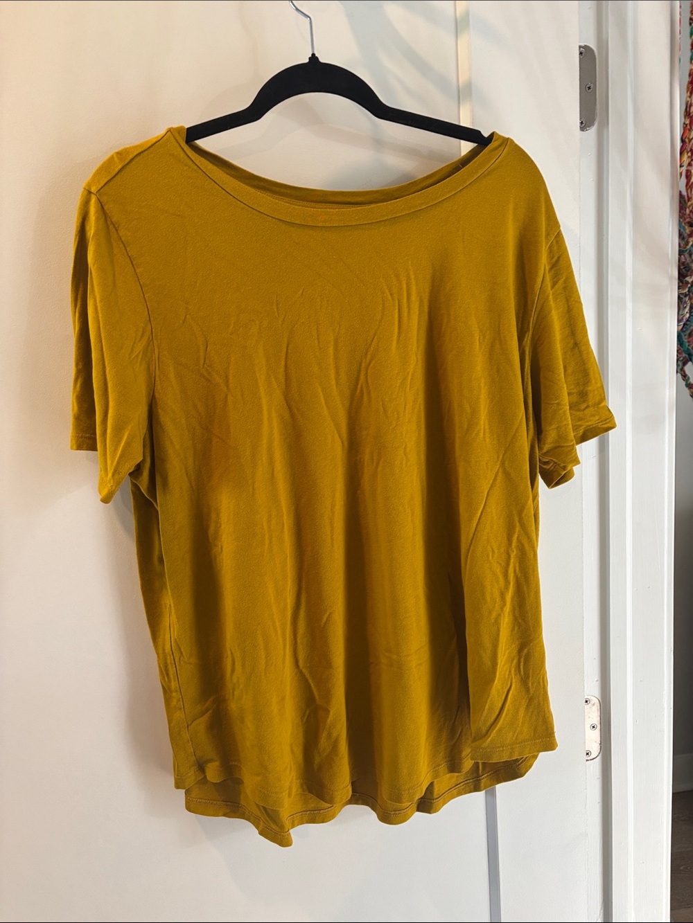 Mustard Universal Standard M (18-20) Short Sleeve Women’s Top